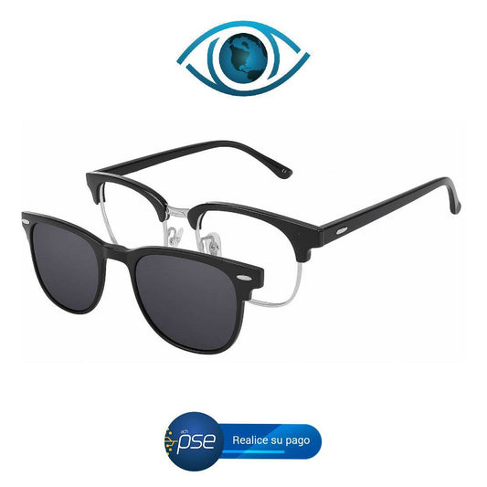 Oferta PSE -20% Montura Clasica Optical Silver Dark Classics Eyewear Marco Ópticos Gafas