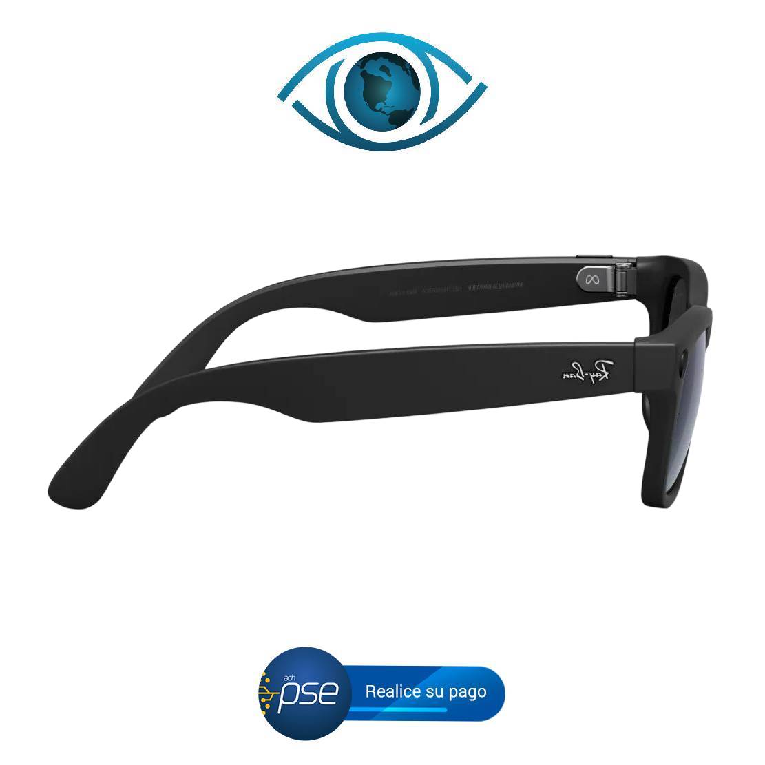 Meta AI® ADDI.COM Oferta PSE -30% Gafas Sol Ray-Ban Meta Wayfarer Black (1.ª generación) Inteligentes + Accesorios completos (Envió Gratis 5|7 Días Colombia)