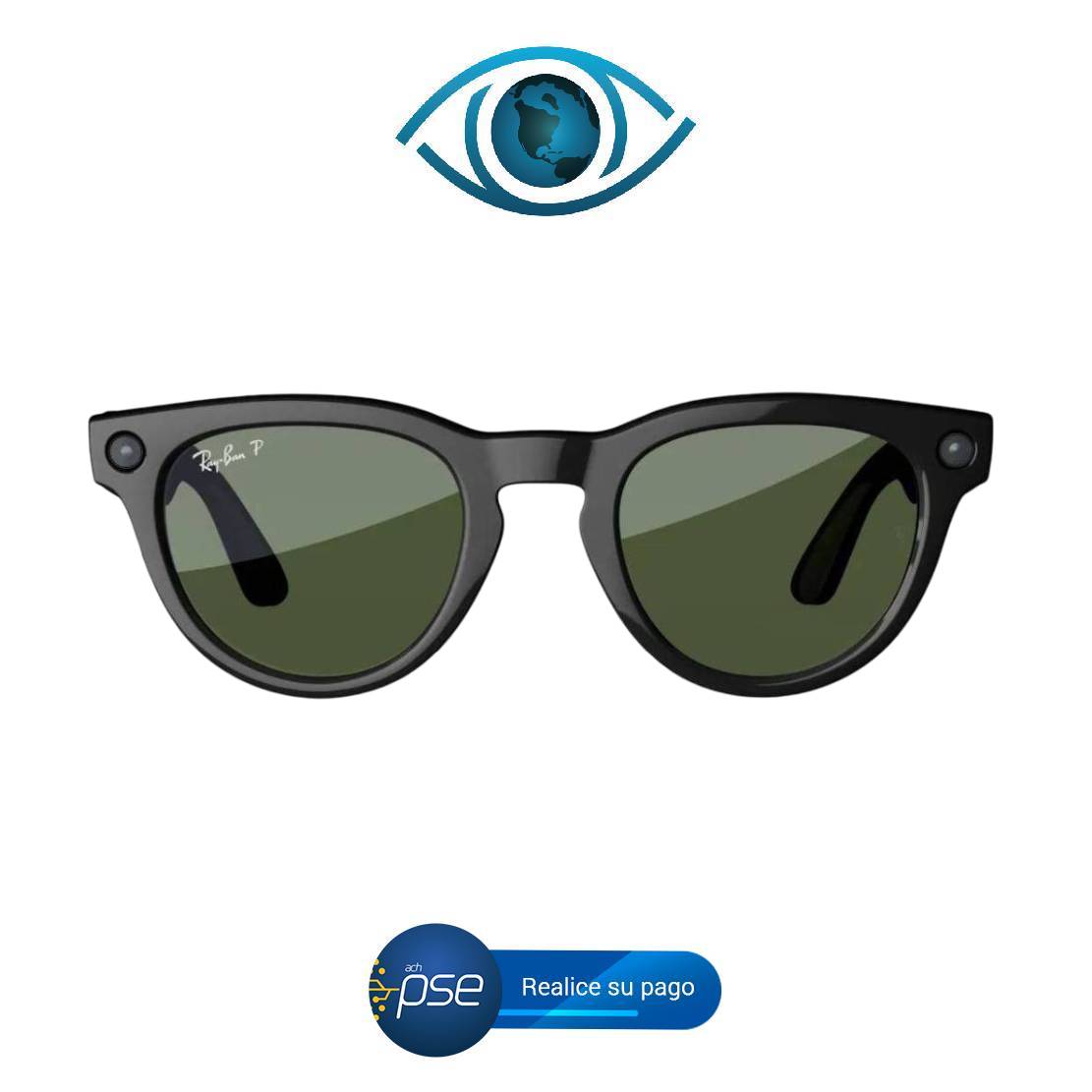 Meta AI® ADDI.COM Oferta PSE -30% Gafas Sol Ray-Ban Meta Headliner Black (1.ª generación) Inteligentes + Accesorios completos (Envió Gratis 5|7 Días Colombia)
