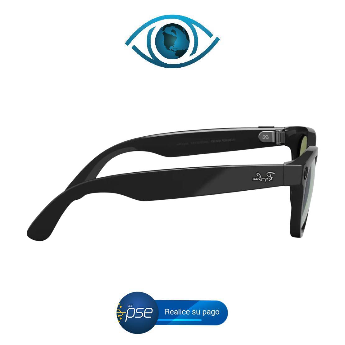 Meta AI® ADDI.COM Oferta PSE -30% Gafas Sol Ray-Ban Meta Headliner Black (1.ª generación) Inteligentes + Accesorios completos (Envió Gratis 5|7 Días Colombia)