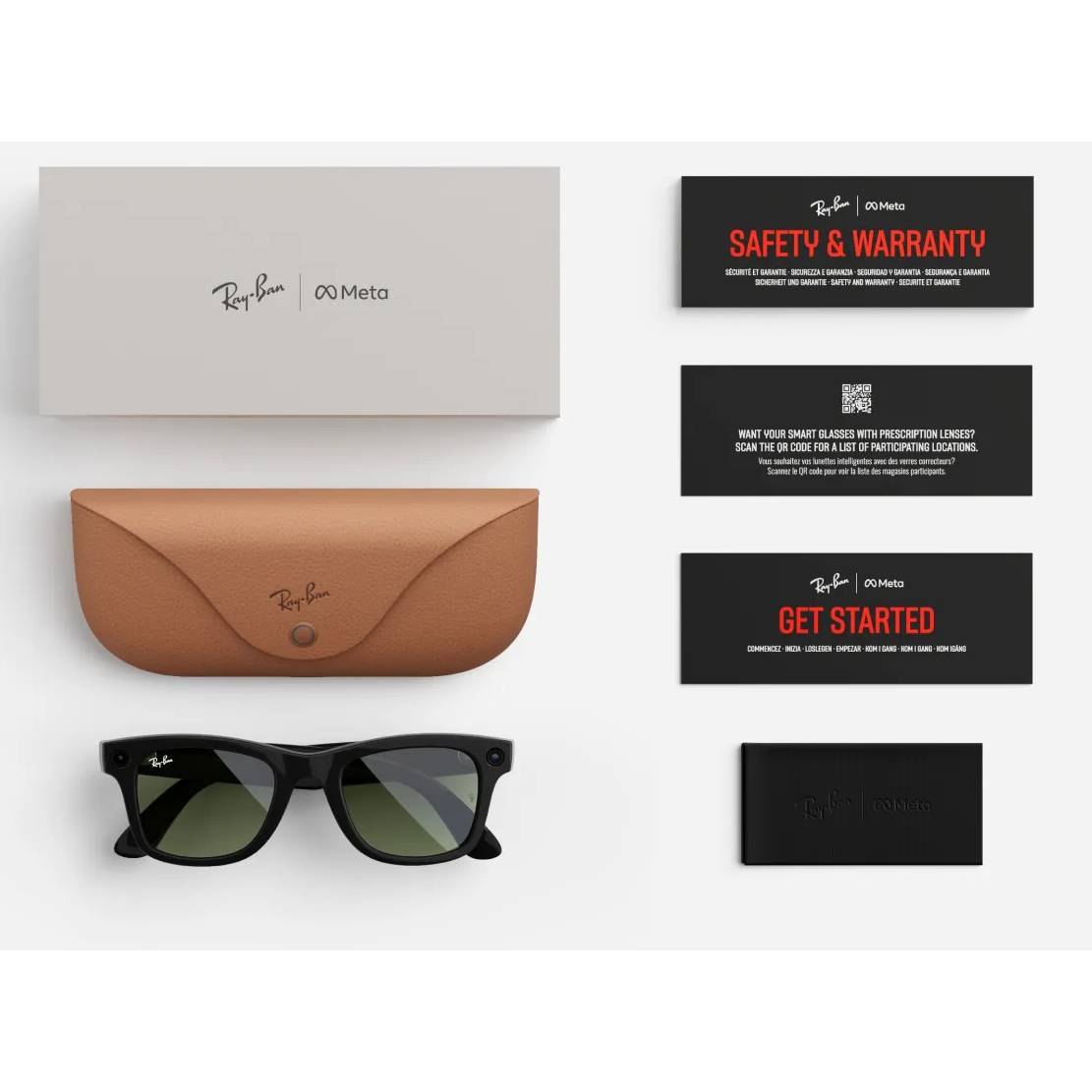 Gafas Lentes Descanso AR HD + Meta AI® Inteligentes Ray-Ban  Wayfarer (1.ª generación)  (Envió Gratis 5|7 Días Colombia)