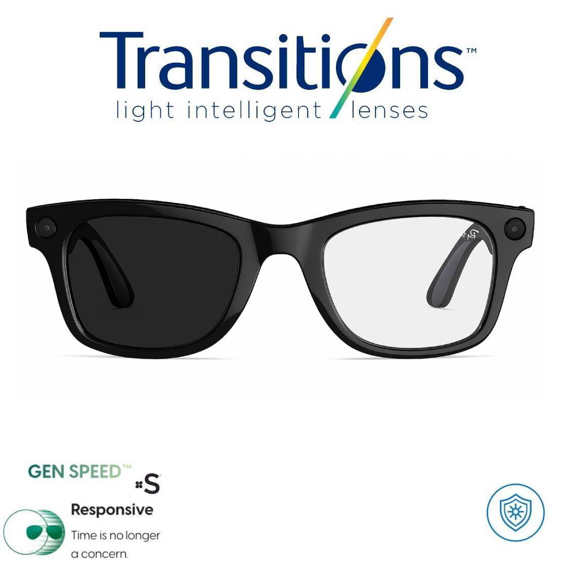 Meta AI® TRANSITIONS© ADDI.COM Oferta PSE -30% Gafas Inteligentes Ray-Ban Meta Wayfarer (1.ª generación) (Envió Gratis 5|7 Días Colombia)