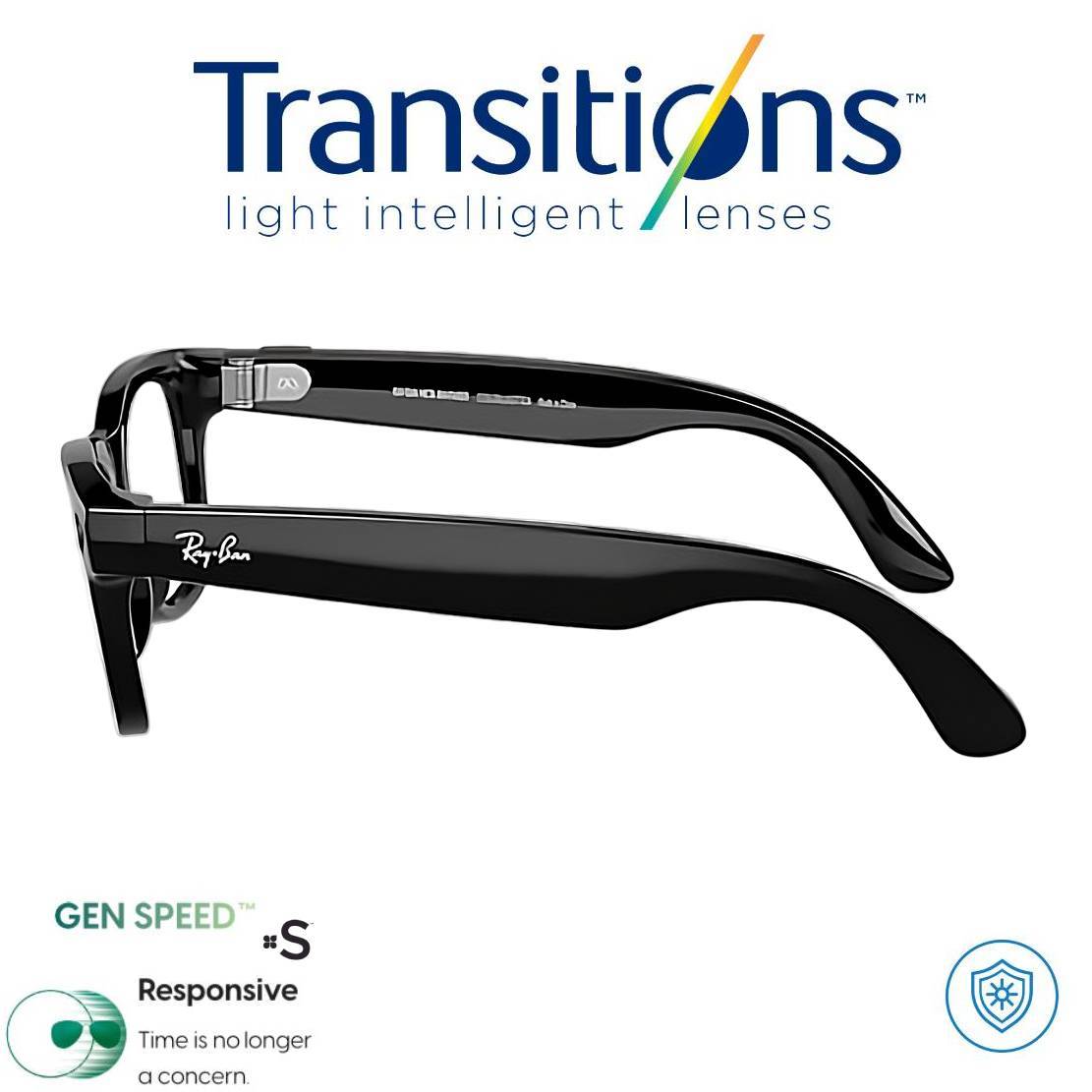 Meta AI® TRANSITIONS© ADDI.COM Oferta PSE -30% Gafas Inteligentes Ray-Ban Meta Wayfarer (1.ª generación) (Envió Gratis 14 Días Colombia)