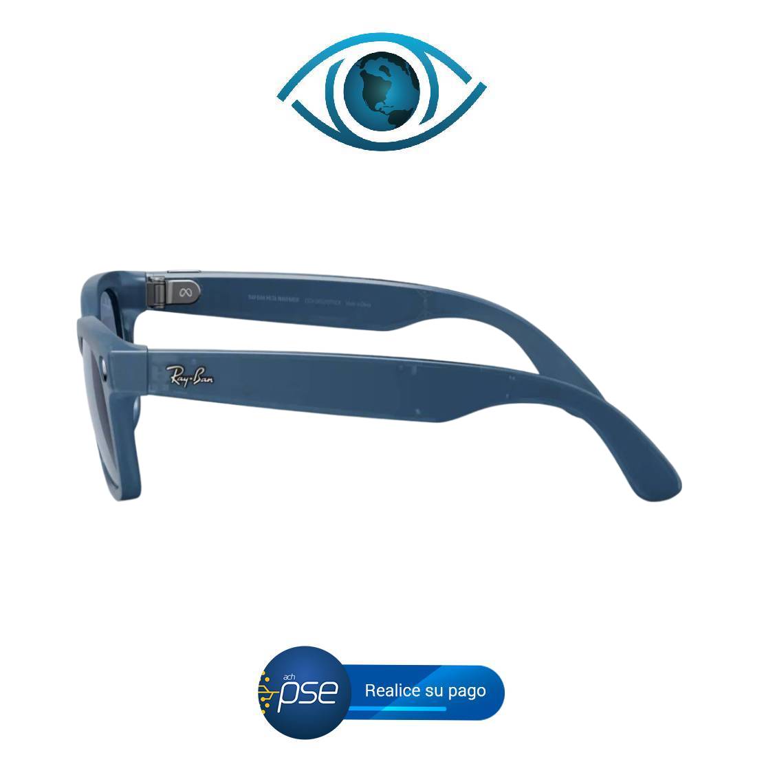 Meta AI® ADDI.COM Oferta PSE -30% Gafas Sol Ray-Ban Meta Wayfarer Sky (1.ª generación) Inteligentes + Accesorios completos (Envió Gratis 5|7 Días Colombia)