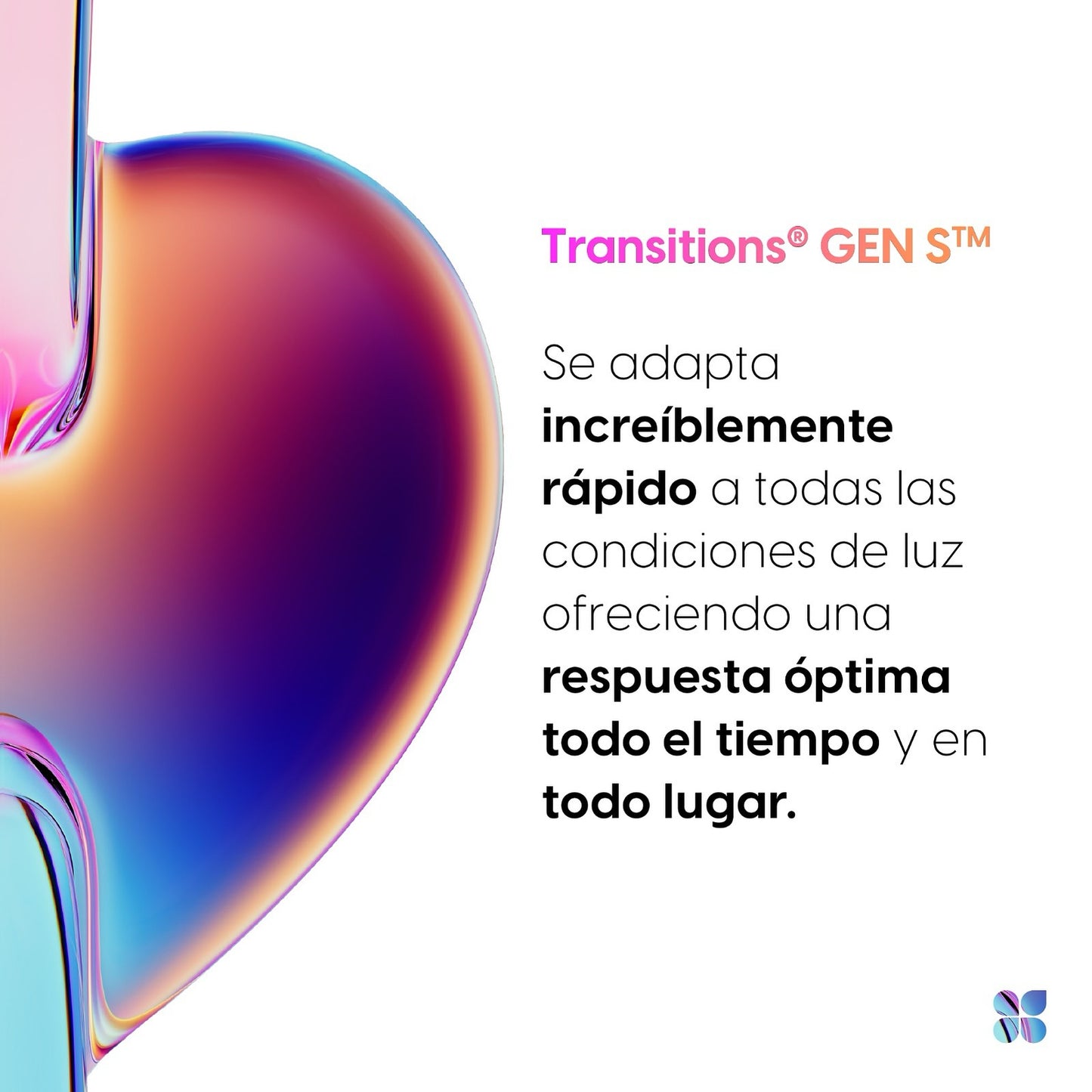 Gafas Óptica LENNON TITANIUM + TRANSITIONS© GEN S® Anti/Blue Pro Formula Máximo+/- 2.00 SPEED©
