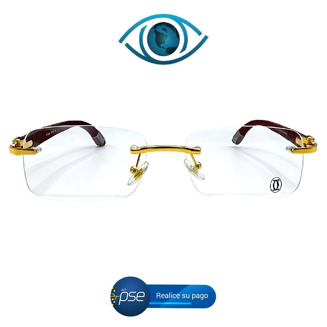 Oferta PSE -30% Marco Tres 3 Piezas Madera + Lentes Descanso Streaming PC GAMER Polycarbonate (PC) PRO o Con Formula Óptica Anti | Blue Máximos +/- 2.0 Computador