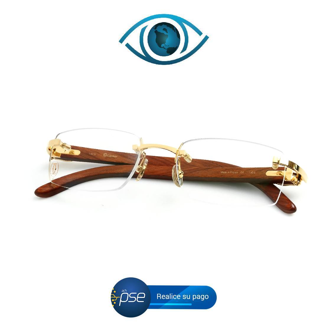 Oferta PSE -30% Marco Tres 3 Piezas Madera + Lentes Descanso Streaming PC GAMER Polycarbonate (PC) PRO o Con Formula Óptica Anti | Blue Máximos +/- 2.0 Computador