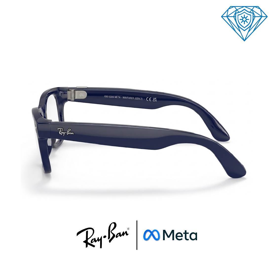 GAFAS INTELIGENTES IA© Gafas RAY-BAN META COSMIC WAYFARER Optic Gen2 AI ANTI|BLUE FORMULAMAX+|-5.0 (Envió Gratis 15 Dias Colombia)