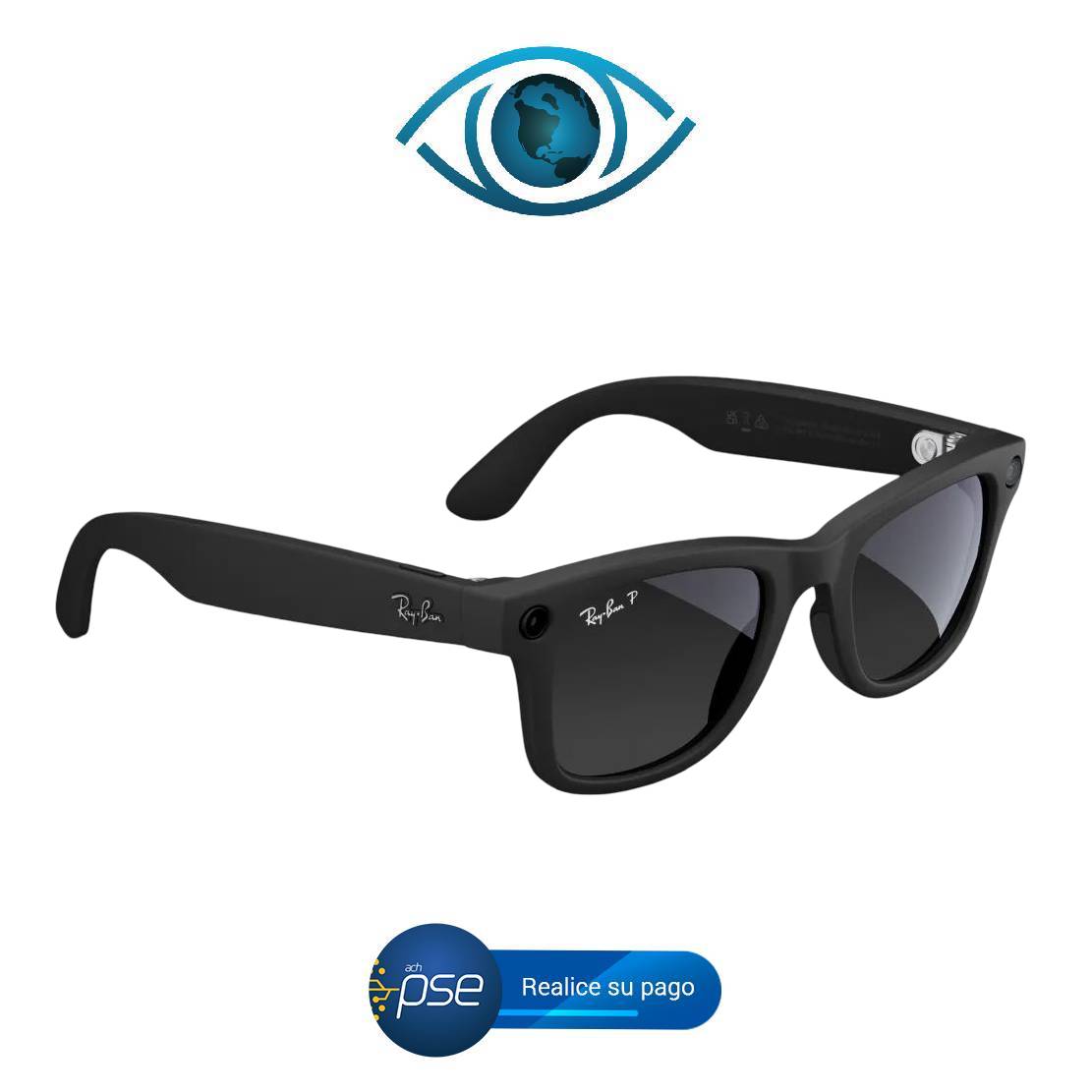 Meta AI® ADDI.COM Oferta PSE -30% Gafas Sol Ray-Ban Meta Wayfarer Black (1.ª generación) Inteligentes + Accesorios completos (Envió Gratis 5|7 Días Colombia)