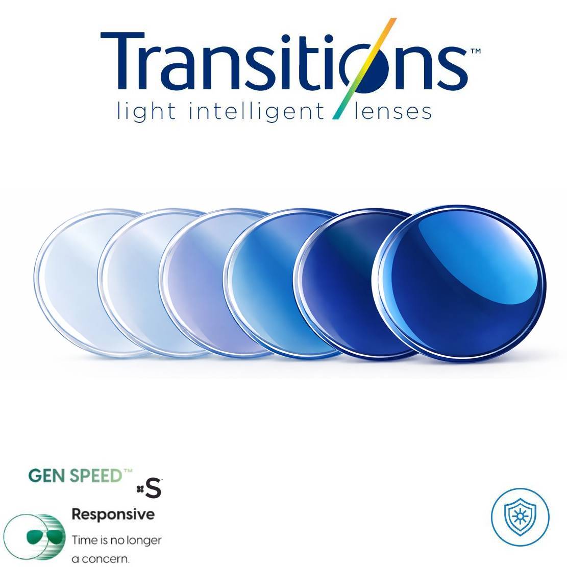 Marco Óptico + Edición Especial MIRRORS TRANSITIONS.COM Formula Óptica TRANSITIONS© GEN S® PRO Anti/Blue Formula Máximo+/- 4.00 SPEED© Aplican todas las colecciones MIAMIOPTICAS.COM