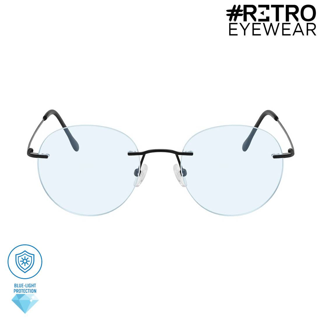 Oferta PSE -30% RETRO® TITANIUM® Profesionales Computador Marco Tres 3 Piezas + Lentes Descanso Streaming PC GAMER Polycarbonate (PC) PRO o Con Formula Óptica Anti | Blue