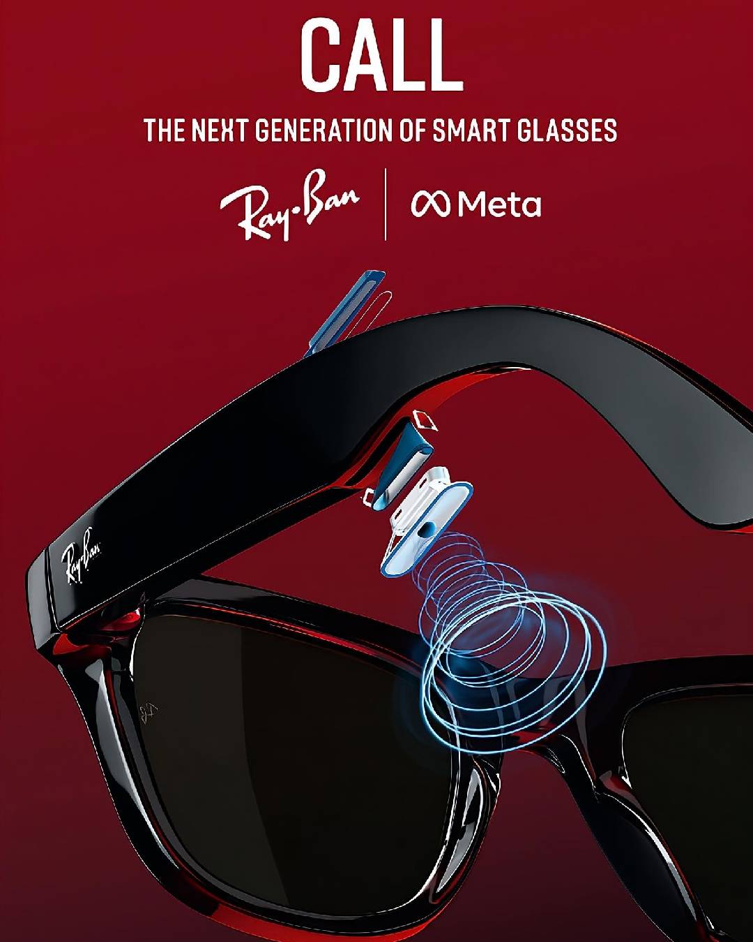 Gafas Lentes Descanso AR HD + Meta AI® Inteligentes Ray-Ban  Wayfarer (1.ª generación)  (Envió Gratis 5|7 Días Colombia)