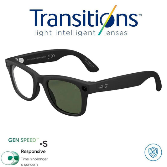 Meta AI® RAY-BAN G15 Wayfarer (Gen 2) +FORMULA TRANSITIONS© GEN S HD PRO (2.ª generación) Gafas Inteligentes  (Envió Gratis 15 Días Colombia)