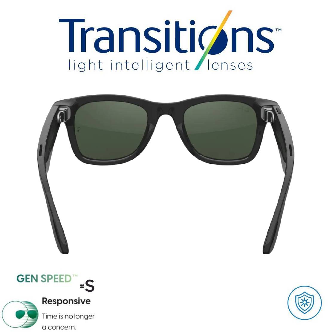 Meta AI® RAY-BAN G15 Wayfarer (Gen 2) +FORMULA TRANSITIONS© GEN S HD PRO (2.ª generación) Gafas Inteligentes  (Envió Gratis 15 Días Colombia)
