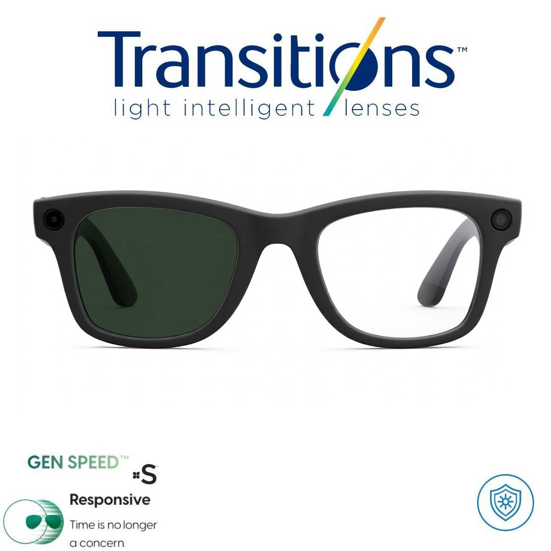 Meta AI® RAY-BAN G15 Wayfarer (Gen 2) +FORMULA TRANSITIONS© GEN S HD PRO (2.ª generación) Gafas Inteligentes  (Envió Gratis 15 Días Colombia)