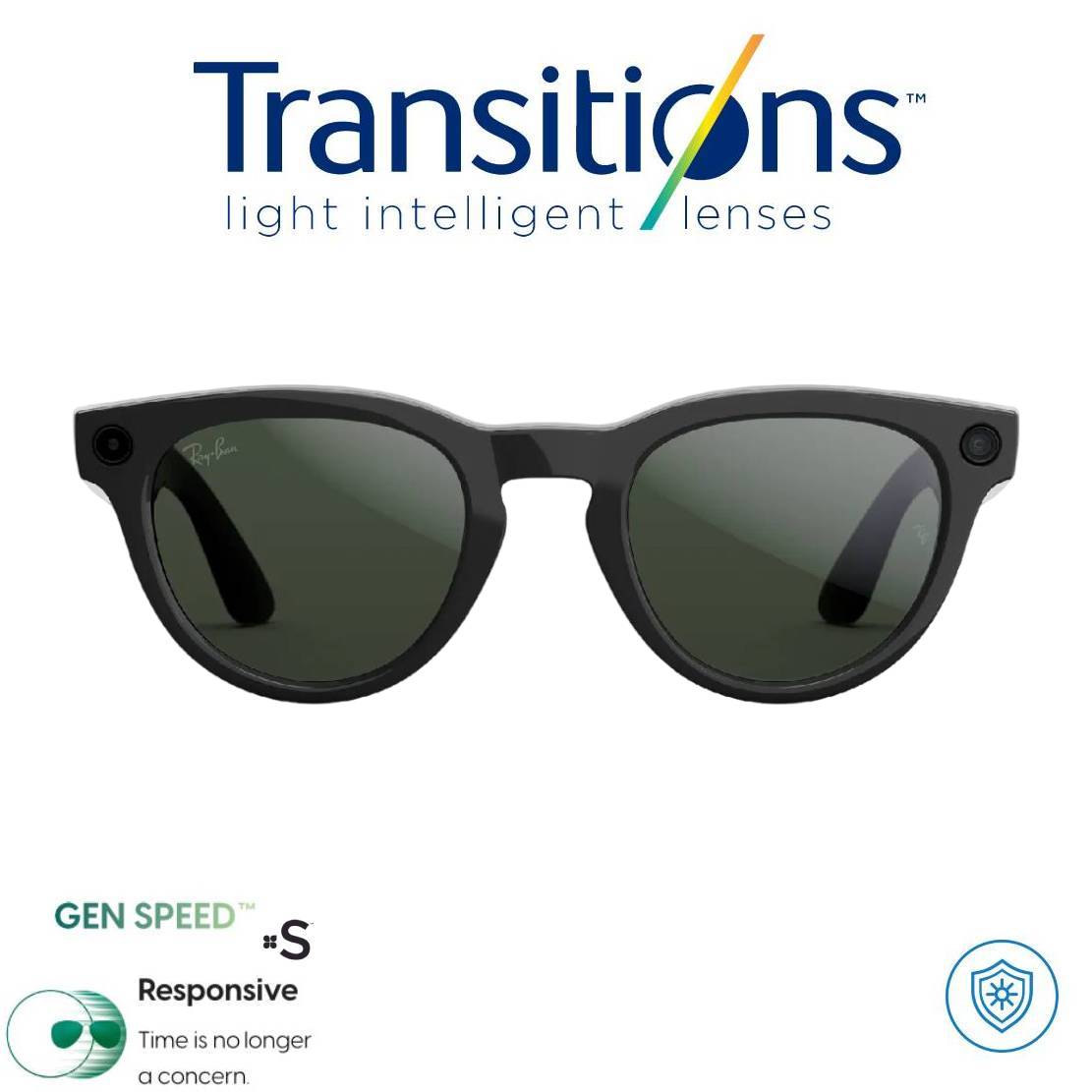 Meta AI® RAY-BAN G15 Headliner (Gen 2) +FORMULA TRANSITIONS© GEN S HD PRO (2.ª generación) Gafas Inteligentes  (Envió Gratis 15 Días Colombia)