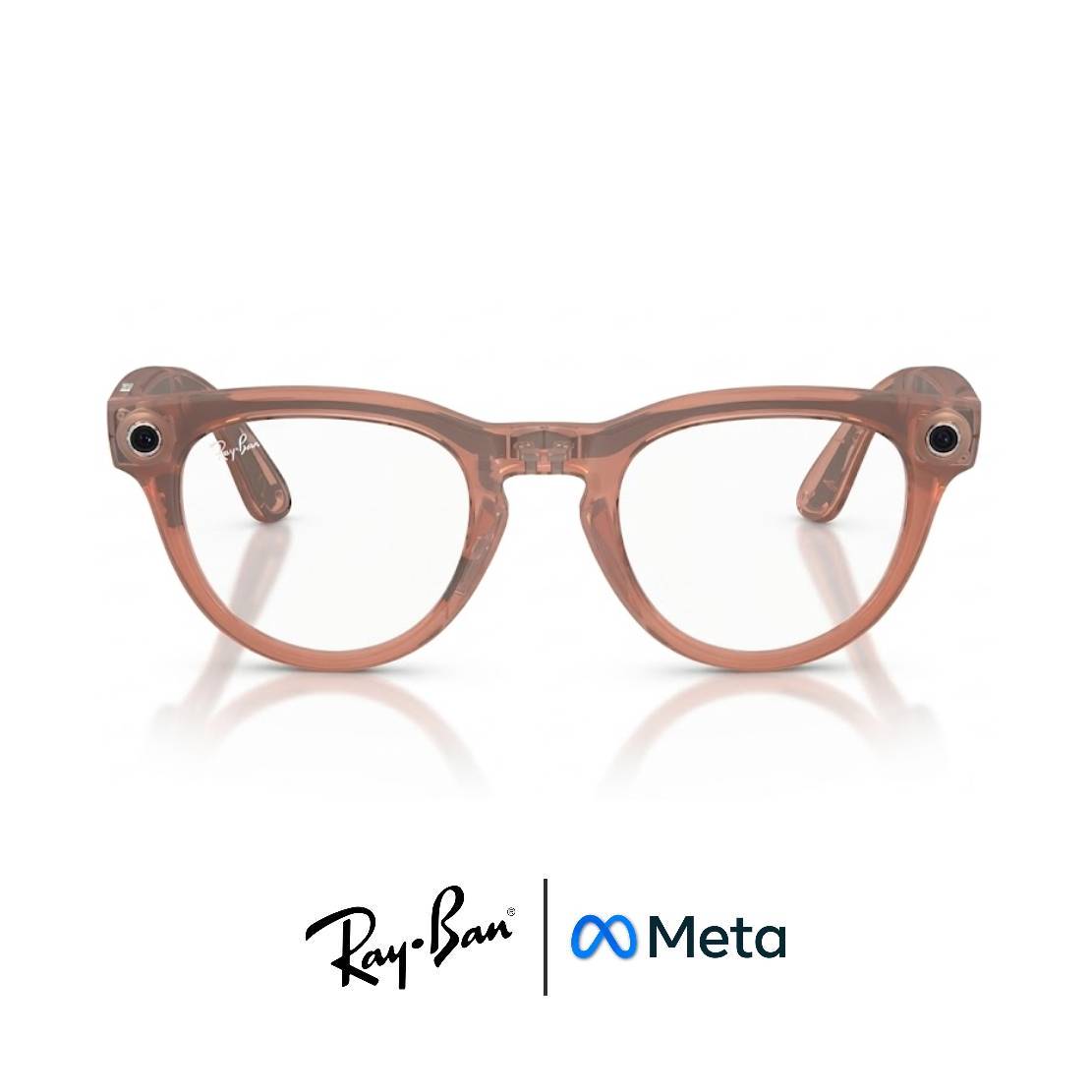 Descanso Gafas Meta AI® RAY-BAN HEADLINER (Gen2) TRANSITIONS© HD ICE Brown Generacion 2 ANTI|BLUE©