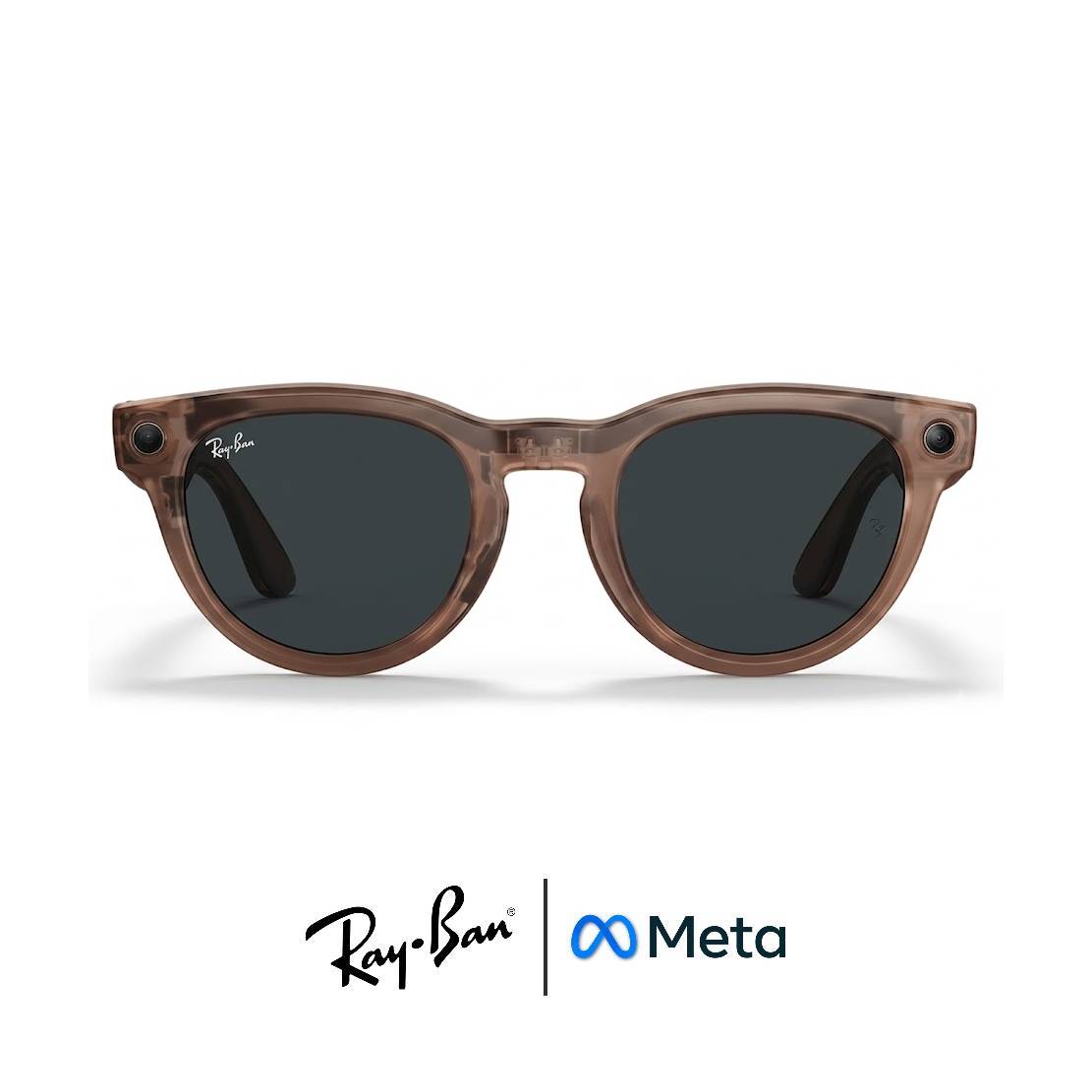 Descanso Gafas Meta AI® RAY-BAN HEADLINER (Gen2) TRANSITIONS© HD ICE Brown Generacion 2 ANTI|BLUE©