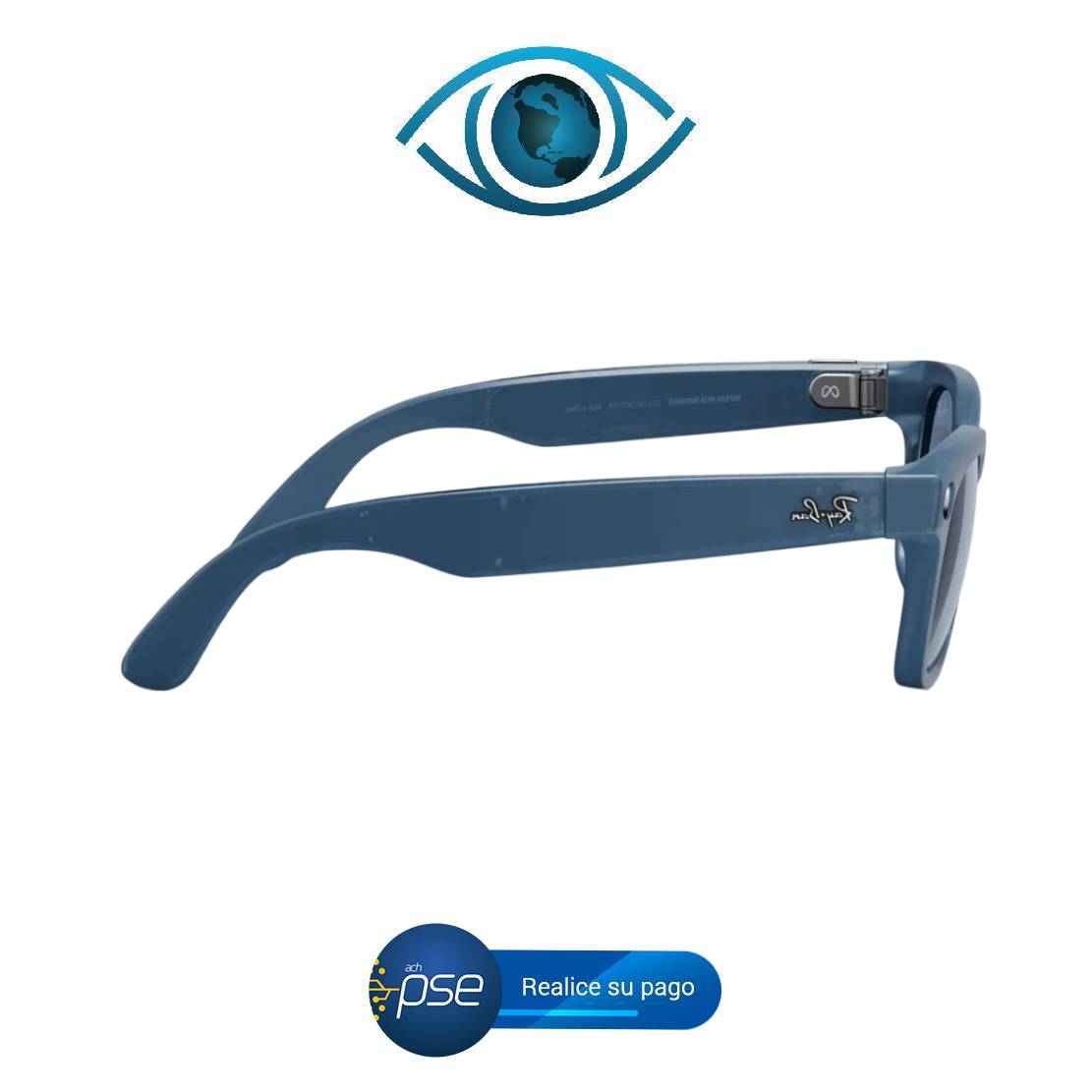 Meta AI® ADDI.COM Oferta PSE -30% Gafas Sol Ray-Ban Meta Wayfarer Sky (1.ª generación) Inteligentes + Accesorios completos (Envió Gratis 5|7 Días Colombia)