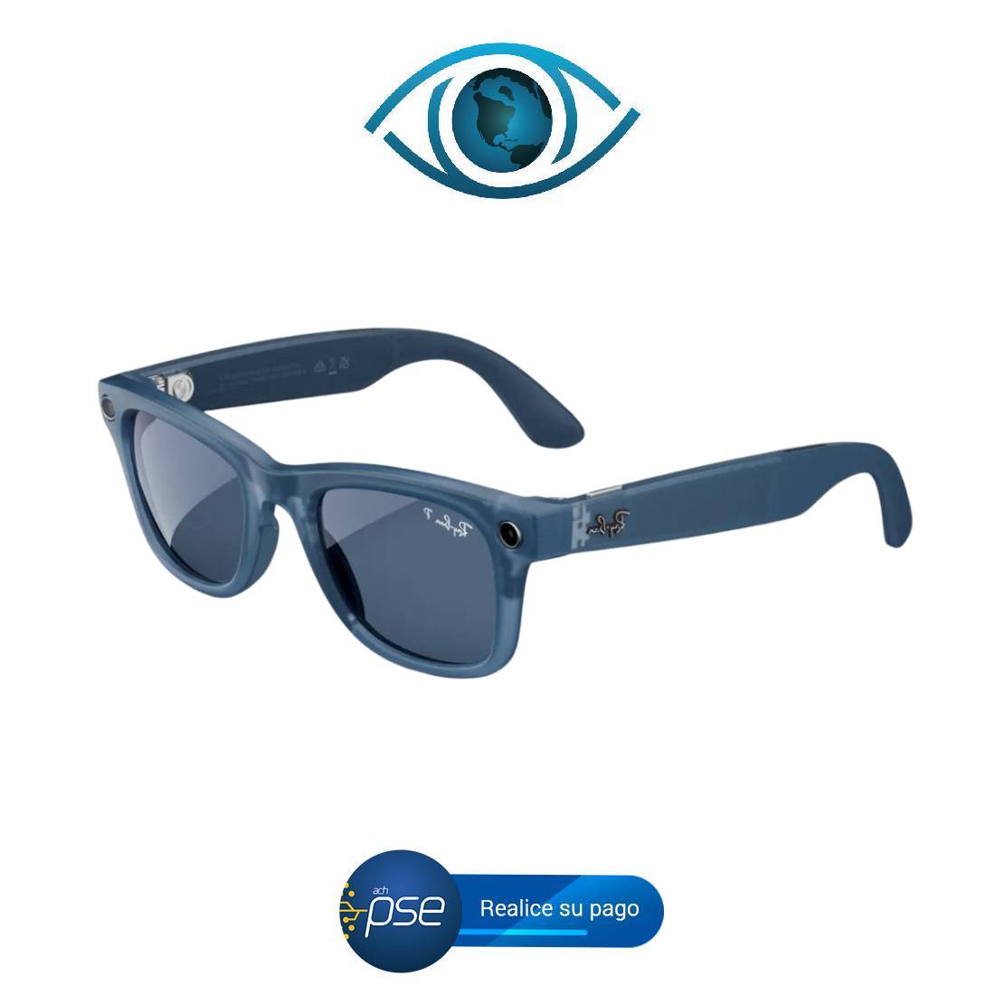 Meta AI® ADDI.COM Oferta PSE -30% Gafas Sol Ray-Ban Meta Wayfarer Sky (1.ª generación) Inteligentes + Accesorios completos (Envió Gratis 5|7 Días Colombia)