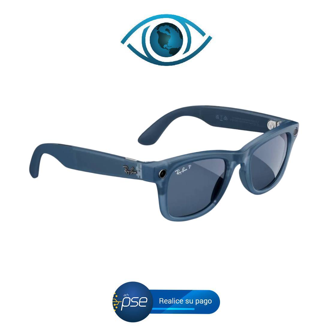 Meta AI® ADDI.COM Oferta PSE -30% Gafas Sol Ray-Ban Meta Wayfarer Sky (1.ª generación) Inteligentes + Accesorios completos (Envió Gratis 5|7 Días Colombia)