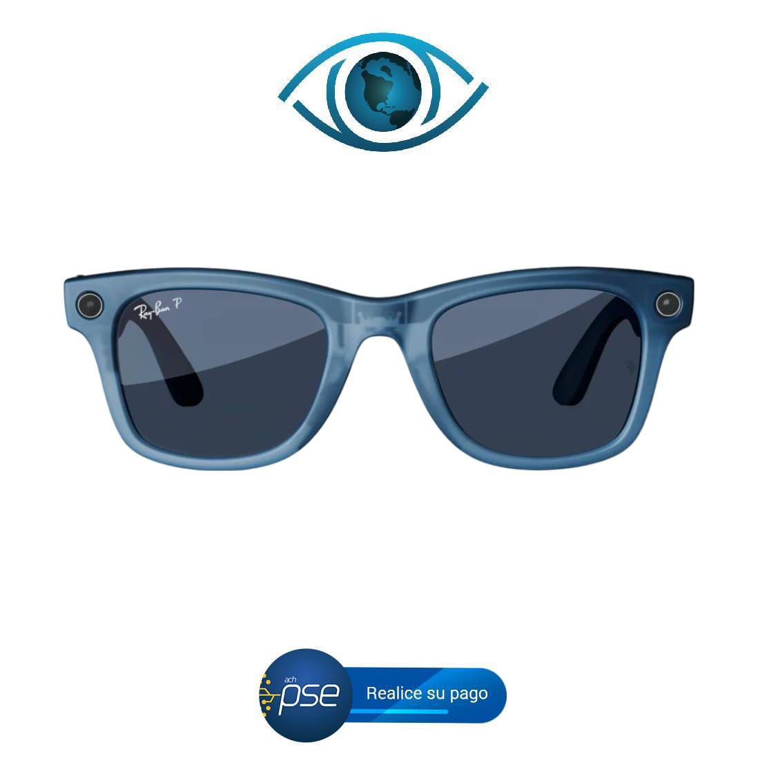 Meta AI® ADDI.COM Oferta PSE -30% Gafas Sol Ray-Ban Meta Wayfarer Sky (1.ª generación) Inteligentes + Accesorios completos (Envió Gratis 5|7 Días Colombia)